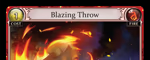 Blazing Throw